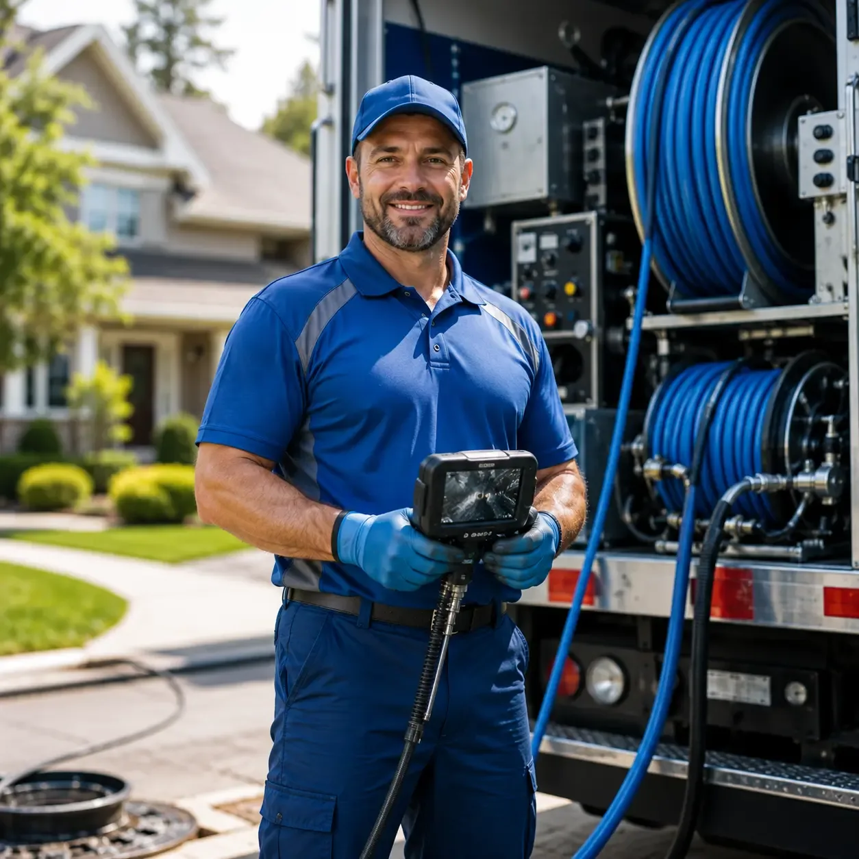 Local outdoor drain cleaning specialists in Hammondsville, OH